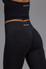 BO&TEE DEFINE LUXE HIGH-WAIST LEGGINGS BLACK